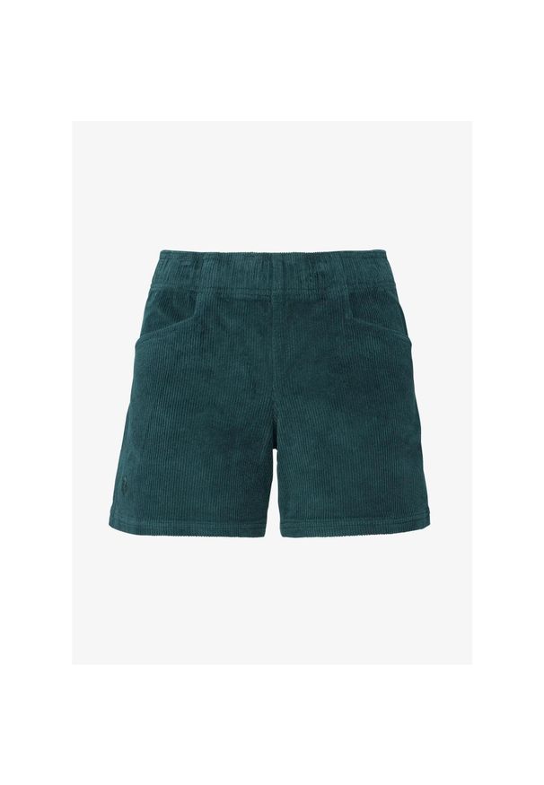 Spodenki wspinaczkowe damskie Black Diamond Dirtbag Corduroy Shorts. Kolor: zielony. Sport: turystyka piesza