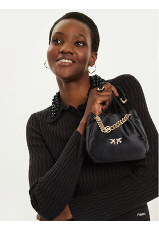Pinko Torebka Atalanta Pouch . AI 24-25 PLTT 103534 A1WB Czarny. Kolor: czarny