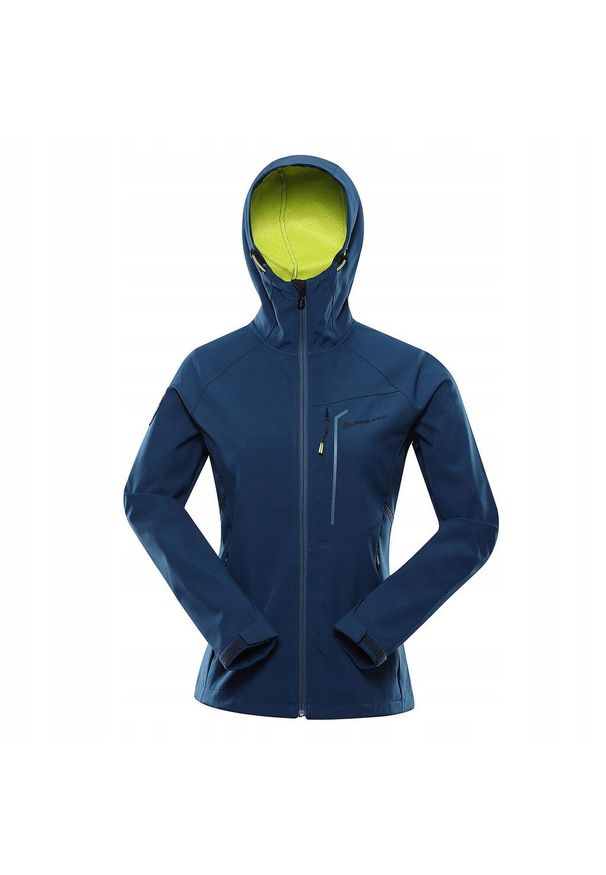 ALPINE PRO - Kurtka softshell damska Alpine Pro Esprita. Kolor: niebieski. Materiał: softshell. Sport: turystyka piesza