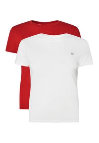 Tommy Jeans Komplet 2 t-shirtów DW0DW21366 Kolorowy Slim Fit. Materiał: bawełna. Wzór: kolorowy