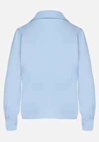 Born2be - Jasnoniebieska Koszula z Wiskozą i Koronkowymi Wstawkami Tenaraia. Okazja: na co dzień. Kolor: niebieski. Materiał: koronka, wiskoza. Styl: klasyczny, elegancki, casual #7