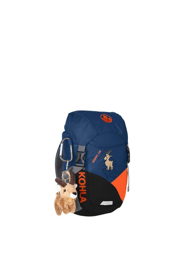 KOHLA - Plecak dla dziecka Kohla Happy 10L - navy peony/caviar/red orange. Kolor: niebieski