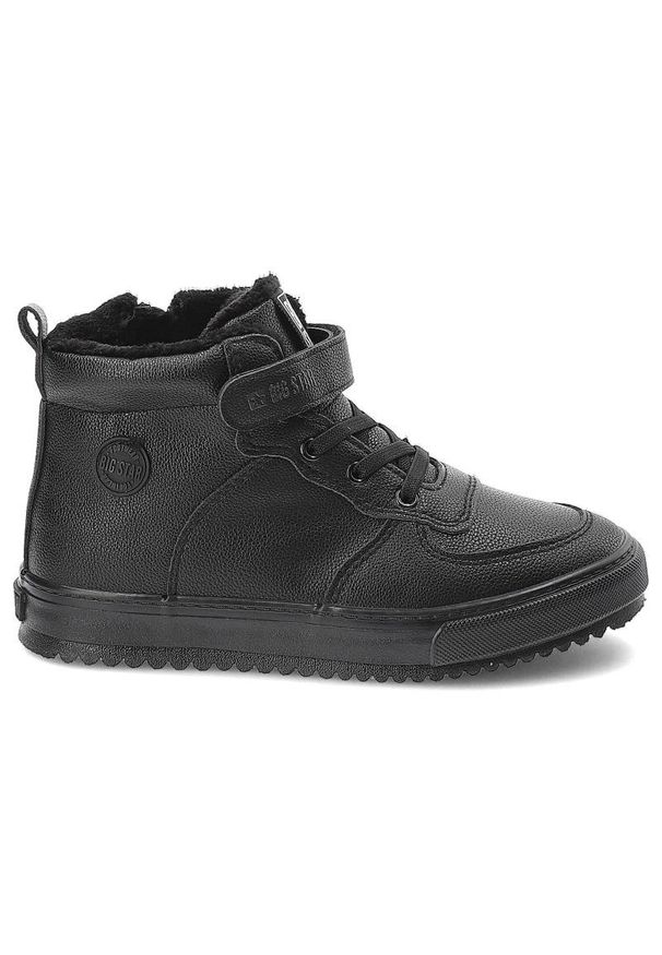 Big-Star - Czarne Sneakersy Big Star Ocieplane Buty Dziecięce. Kolor: czarny. Materiał: materiał, skóra ekologiczna. Szerokość cholewki: normalna