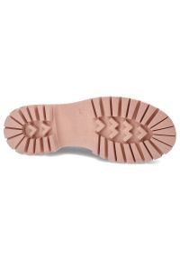Różowe Mokasyny Venezia Stylowe Buty Damskie. Zapięcie: bez zapięcia. Kolor: różowy. Szerokość cholewki: normalna. Wzór: aplikacja. Materiał: skóra. Sezon: lato. Obcas: na obcasie. Styl: elegancki. Wysokość obcasa: niski #7