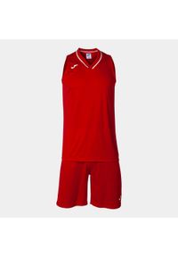 Joma - Zestaw do koszykówki męski Atlanta. Kolor: czerwony, biały, wielokolorowy. Materiał: dresówka. Sport: koszykówka