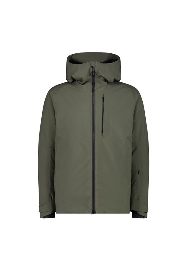 Kurtka narciarska z kapturem CMP. Typ kołnierza: kaptur. Kolor: zielony. Sezon: zima. Sport: narciarstwo