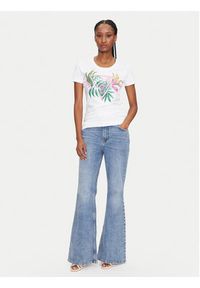 Guess T-Shirt 172941 Biały Classic Fit. Kolor: biały. Materiał: bawełna #4