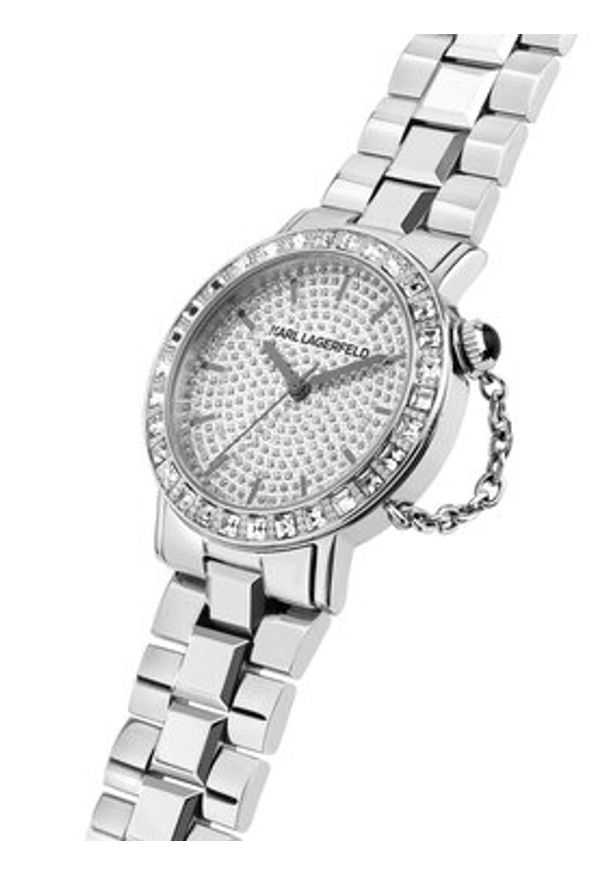 Karl Lagerfeld - KARL LAGERFELD Zegarek R0553100506 Srebrny. Kolor: srebrny