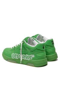 OFF-WHITE - Off-White Sneakersy OMIA189S22LEA0045501 Zielony. Kolor: zielony. Materiał: skóra #4