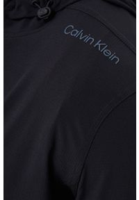 Calvin Klein Performance wiatrówka Essentials kolor czarny przejściowa. Kolor: czarny. Materiał: skóra, materiał #5