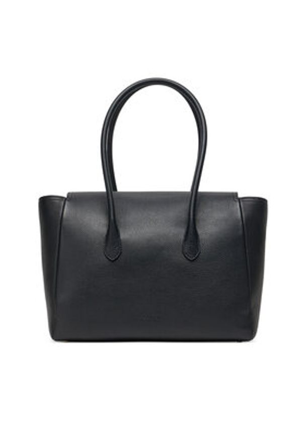 Lauren Ralph Lauren - LAUREN RALPH LAUREN Torebka 431966862001 Czarny. Kolor: czarny. Materiał: skórzane