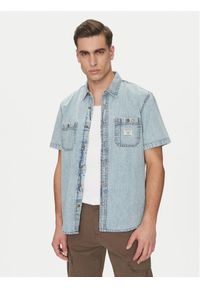 Guess Jeans Koszula jeansowa M5GH09 D5NY1 Niebieski Regular Fit. Kolor: niebieski. Materiał: jeans, bawełna #1