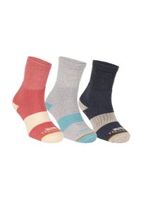 TRESPASS - Skarpetki Damskie Wendall 5pak. Kolor: szary, niebieski, wielokolorowy, różowy. Sport: turystyka piesza #1