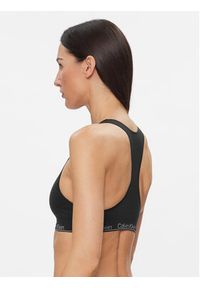 Calvin Klein Underwear Biustonosz top Racerback Bralette 000QF7317E Czarny. Kolor: czarny. Materiał: wiskoza