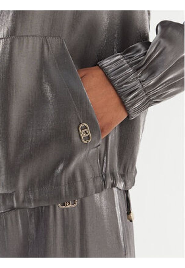 Liu Jo Sport Bluza TA6004 T322A Szary Regular Fit. Kolor: szary. Materiał: wiskoza. Styl: sportowy