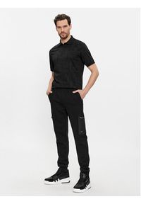 Karl Lagerfeld - KARL LAGERFELD Polo 745082 541224 Czarny Regular Fit. Typ kołnierza: polo. Kolor: czarny. Materiał: bawełna