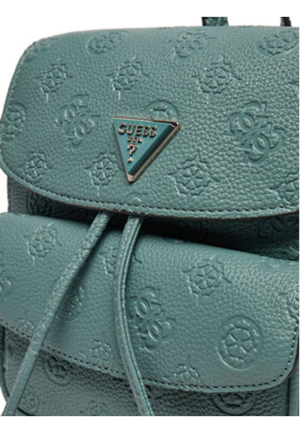 Guess Plecak HWPG93 49310 Turkusowy. Kolor: turkusowy. Materiał: skóra