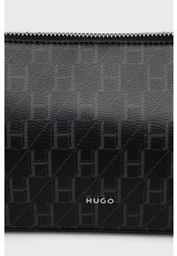 Hugo - HUGO torebka kolor czarny. Kolor: czarny. Rodzaj torebki: na ramię