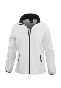 RESULT - Kurtka Result Softshell Femme Printable. Kolor: wielokolorowy, biały, czarny. Materiał: softshell #1