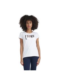 LEONE 1947 APPAREL - Koszulka damska LEONE 1947 Big Logo Basic. Kolor: biały. Materiał: tkanina. Sport: fitness #1