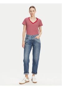 Levi's® T-Shirt Perfect Z 85341-0098 Czerwony Standard Fit. Kolor: czerwony. Materiał: bawełna #4