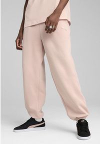 Puma - Spodnie dresowe unisex Essentials Elevated PUMA Rose Quartz Pink. Kolor: różowy. Materiał: dresówka