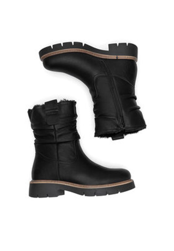 Clara Barson Botki WS6329-02 Czarny. Kolor: czarny. Materiał: skóra