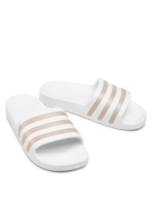Adidas - adidas Klapki adilette Aqua EF1730 Biały. Kolor: biały