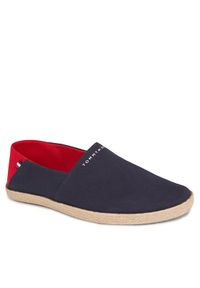 TOMMY HILFIGER - Tommy Hilfiger Espadryle Hilfiger Espadrille Core Textile FM0FM04981 Granatowy. Kolor: niebieski