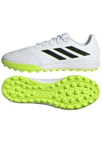 Adidas - Buty adidas Copa PURE.3 Tf M GZ2522 białe białe. Kolor: biały. Materiał: materiał #1