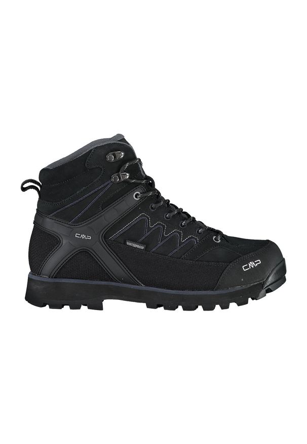 Buty trekkingowe CMP Moon waterprof. Kolor: czarny. Materiał: materiał, zamsz, syntetyk, guma, skóra