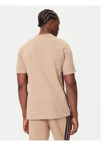 Adidas - adidas T-Shirt Essentials 3-Stripes JX0734 Beżowy Regular Fit. Kolor: beżowy. Materiał: bawełna #4