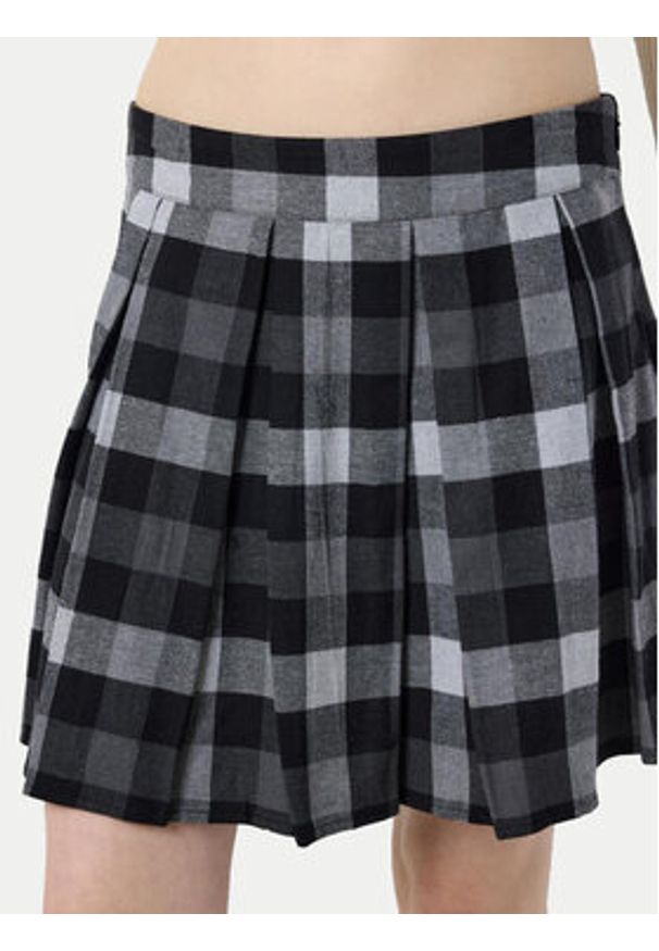 Noisy may - Noisy May Spódnica mini Ebba 27031442 Szary Regular Fit. Kolor: szary. Materiał: bawełna