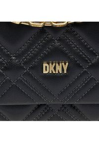 DKNY Torebka Evon Chain Th Cbody R41NBC68 Czarny. Kolor: czarny. Materiał: skórzane