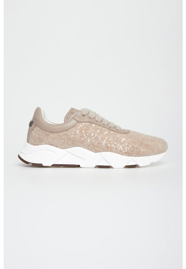 Sneakersy damskie z cekinami PESERICO