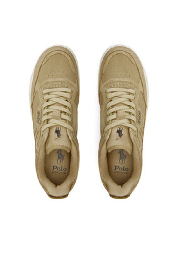 Polo Ralph Lauren Sneakersy Masters Sprt 809945255002 Beżowy. Kolor: beżowy. Materiał: skóra