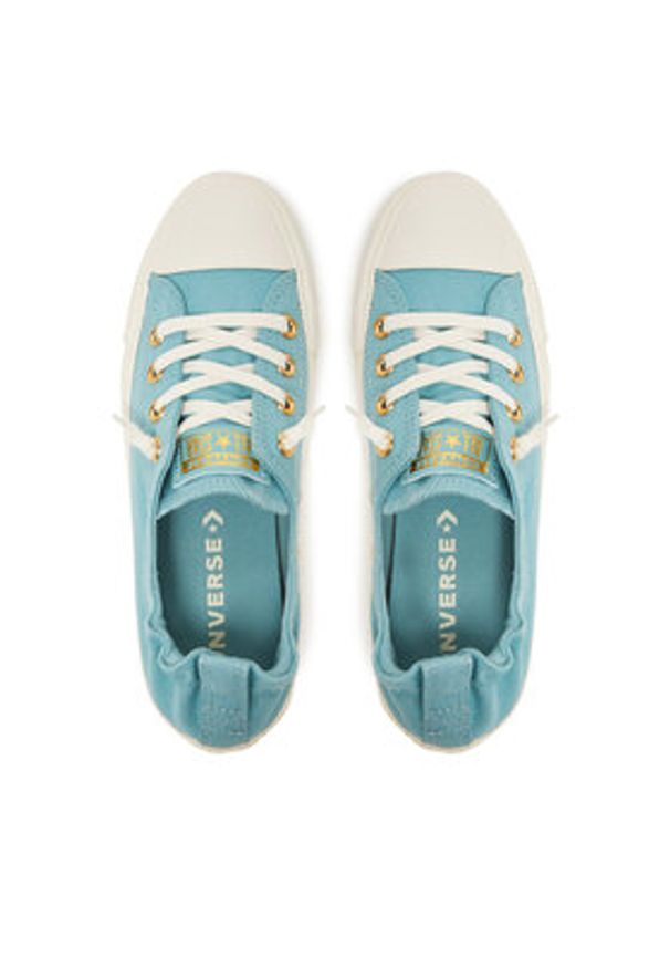 Converse Trampki Chuck Taylor All Star Shoreline Gold A13819C Niebieski. Kolor: niebieski. Materiał: materiał