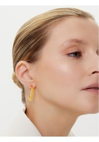 Elisabetta Franchi Kolczyki OR-03K-56E2-V150 Złoty. Materiał: metalowe. Kolor: złoty