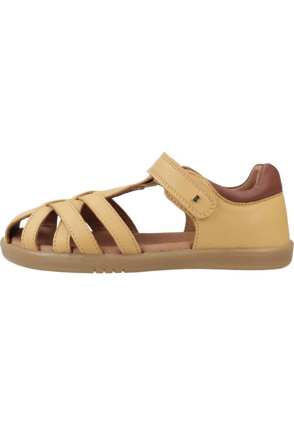 Sandały BOBUX CROSS JUMP Jasnobrązowy. Kolor: brązowy, beżowy, wielokolorowy. Materiał: skóra