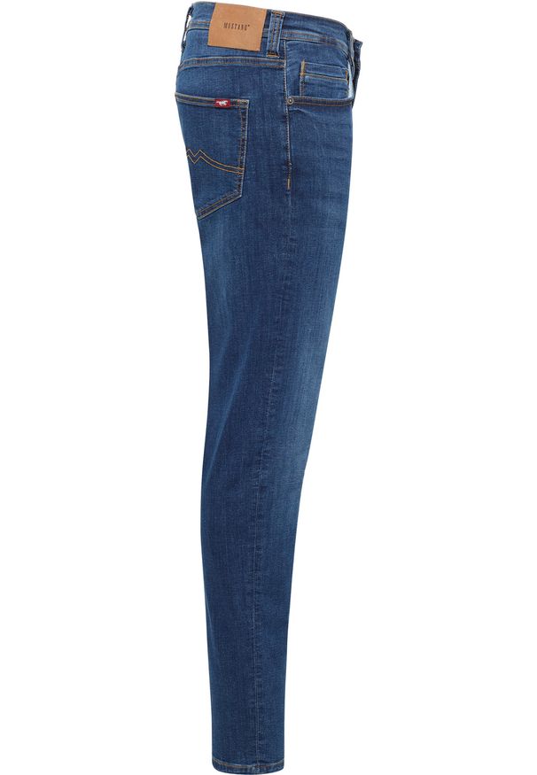 Męskie Spodnie Jeansowe Mustang Style Oregon Slim Denim Blue 1016318 5000 502