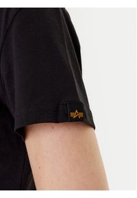Alpha Industries T-Shirt Basic T Small Logo 196054 Czarny Regular Fit. Kolor: czarny. Materiał: bawełna