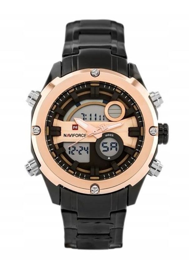 Zegarek Naviforce ZEGAREK MĘSKI NAVIFORCE GLOCK - - black/rosegold