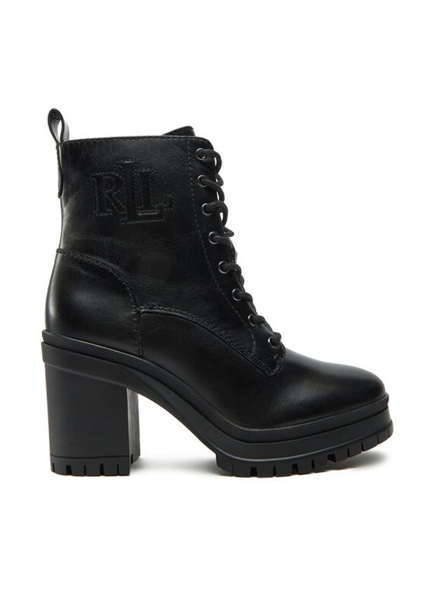 Lauren Ralph Lauren - LAUREN RALPH LAUREN Trzewiki 802937826001 Czarny. Kolor: czarny. Materiał: skóra