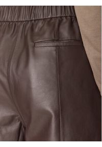 2NDDAY Spodnie skórzane 2251561672 3091 Brązowy Regular Fit. Kolor: brązowy. Materiał: skóra #2