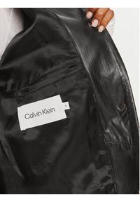 Calvin Klein Płaszcz przejściowy K20K207081 Czarny Oversize. Kolor: czarny. Materiał: skóra #6