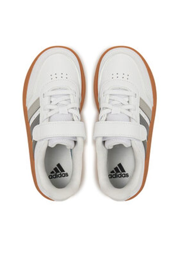 Adidas - adidas Sneakersy Breaknet 2.0 JI0962 Biały. Kolor: biały. Materiał: skóra