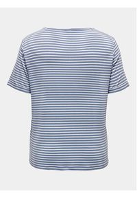ONLY Carmakoma T-Shirt 15239109 Niebieski Regular Fit. Kolor: niebieski. Materiał: wiskoza #8