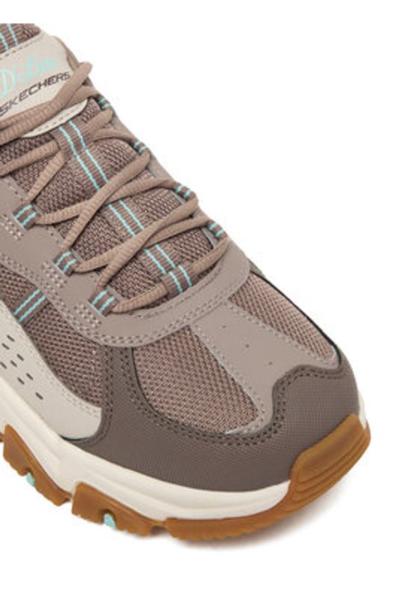 skechers - Skechers Sneakersy D'Lites Hiker 180128/CHTN Brązowy. Kolor: brązowy. Materiał: materiał