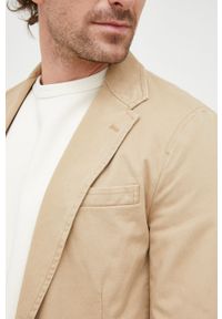 Polo Ralph Lauren marynarka męska kolor beżowy. Typ kołnierza: polo. Kolor: beżowy. Materiał: materiał. Styl: klasyczny #2