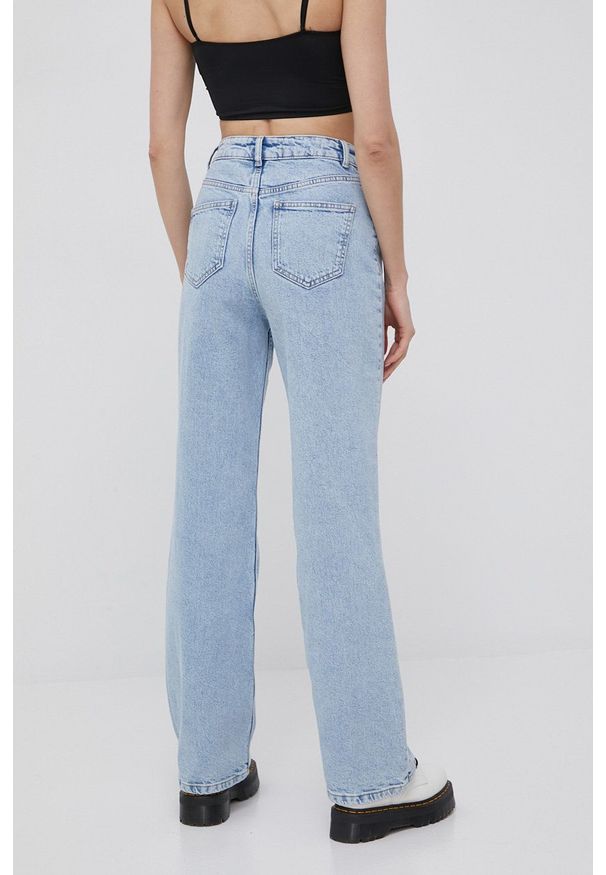 only - Only jeansy Camille damskie high waist. Stan: podwyższony. Kolor: niebieski
